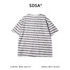 SDSA男装2026新款高贵轻奢美式简约立体条纹圆领短袖T恤百搭时尚 商品缩略图4