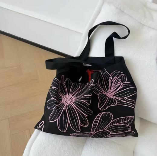 纯元！出韩国订单！Mardi雏菊复古印花帆布包 单肩包！ 商品图12