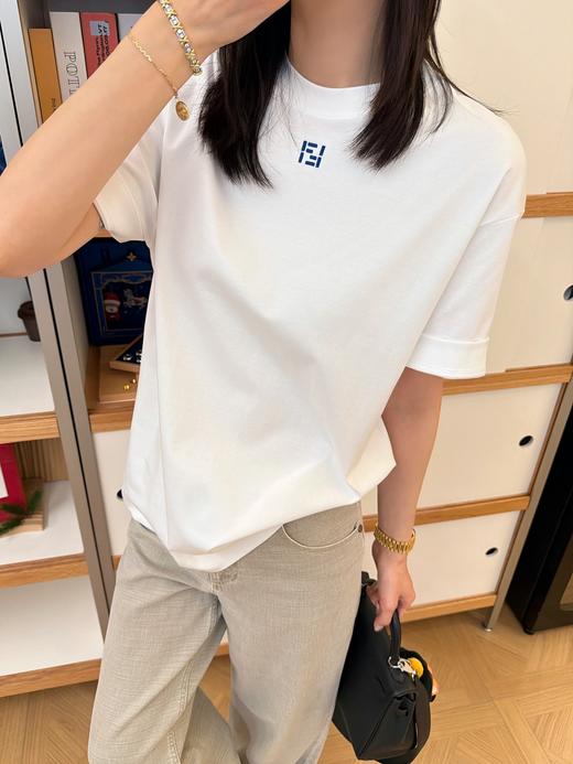 芬迪 新款经典刺绣短袖T恤 商品图8