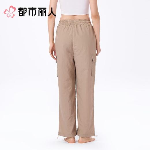 都市丽人防晒长裤薄梭织防晒防晒品女士防晒长裤阔腿裤可外穿LXC8A3 商品图2