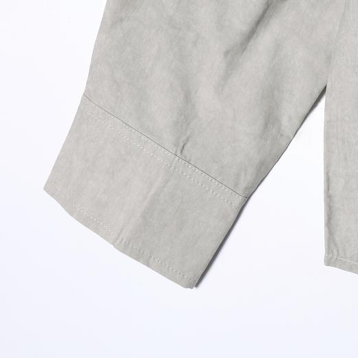 SDSA男装2026新款明线撞色门襟长袖衬衫宽松做旧肌理感休闲上衣 商品图2