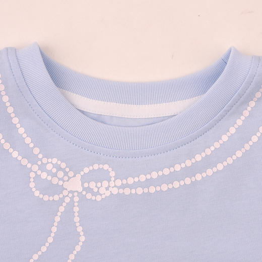 棉果果夏季新品女童纯棉泡泡袖连衣裙M222701226344 商品图1