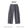 SDSA男装2026新款高贵轻奢高街设计纯色明线直筒牛仔裤百搭上衣 商品缩略图0