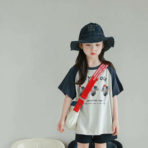 【加入购物车一起支付3件59.9元】【贝叮熊·冰岛棉插肩款短袖T恤】 商品图5