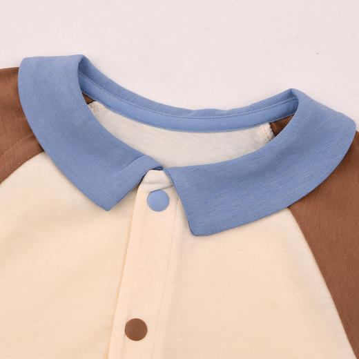 棉果果夏季新品男童纯棉爬衣对开连体衣M212722226389 商品图1