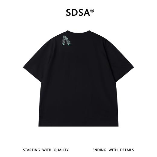 SDSA男装2026新款高贵轻奢潮牌趣味裤型印花圆领短袖T恤百搭时尚 商品图4