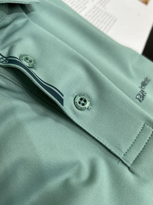 原单正品比音勒芬高尔夫夏季男休闲运动短袖POLO衫，
颜色：黑色、白色、浅绿
尺码 M、L、XL,XXL 商品图4