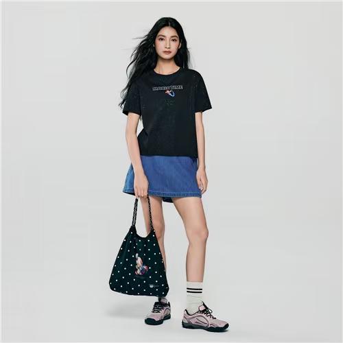 佐丹奴女装【超级马力欧兄弟联名款】索罗娜满天星印花短袖T恤衫05396306 商品图1