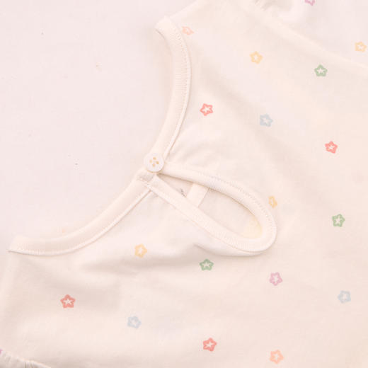 棉果果夏季新品女童纯棉假两件连衣裙M222701426334 商品图5