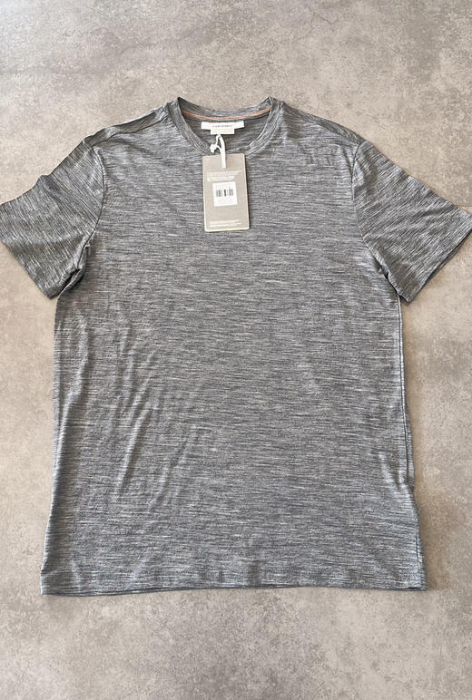 43-1 渠道圆正 炒鸡炒鸡好穿 亲肤垂坠 舒爽透气 微米极细羊毛 男士短袖T袖 老朱穿L 商品图10