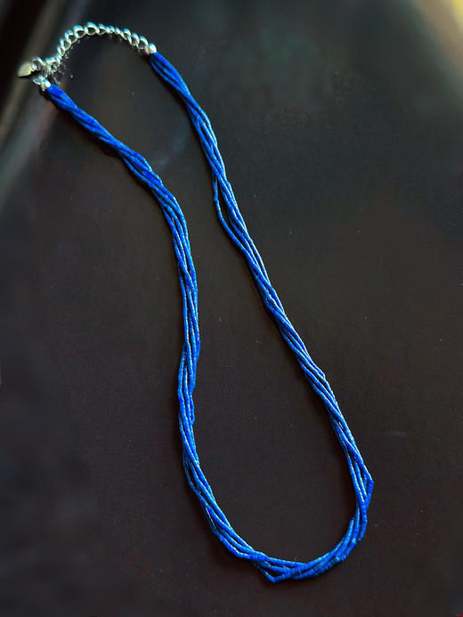 春日绽放 | 天然绿松石 青金石 橄榄石彩宝项链 商品图6