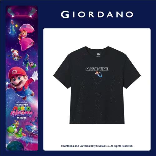 佐丹奴女装【超级马力欧兄弟联名款】索罗娜满天星印花短袖T恤衫05396306 商品图2