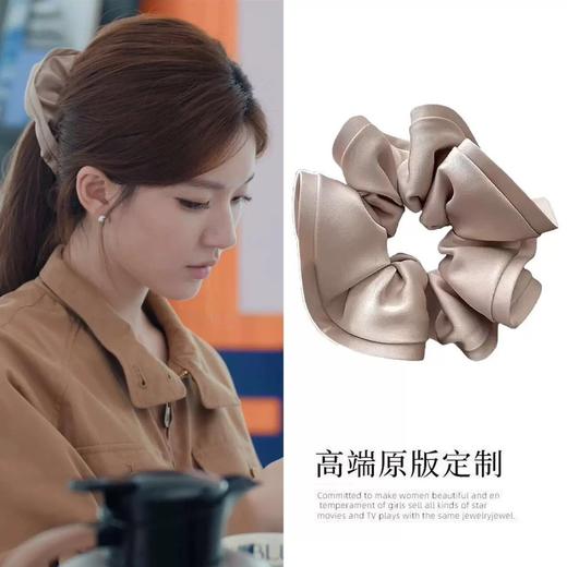 露思同款，品质很好，缎面大肠发圈带礼盒  26Y04018- 商品图8