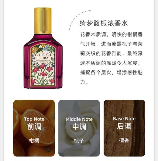 【送礼好物】古驰绮梦系列试管香水10ml三件套！10ml*3带喷头，香兰草10ml+栀子花10ml+馥郁栀子花10ml 商品图6