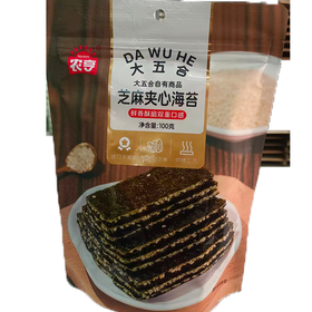 五合农亨100g芝麻夹心海苔