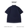 SDSA男装2026新款高贵轻奢潮牌极简风拼接条纹假两件短袖衬衫 商品缩略图4