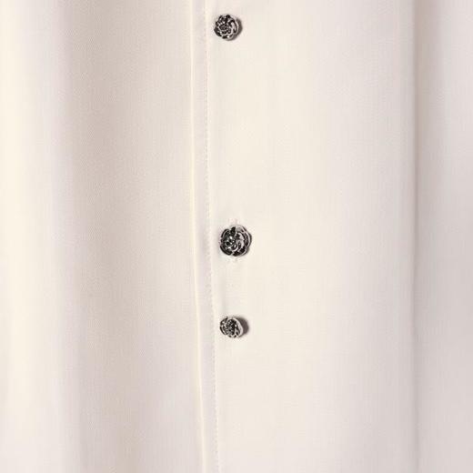 SDSA男装2026新款高贵轻奢简约纯色褶皱短袖衬衫百搭时尚休闲上衣 商品图3