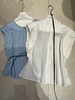 【门店同款】ENJOY夏季简约飞袖腰带上衣 162847765 商品缩略图0