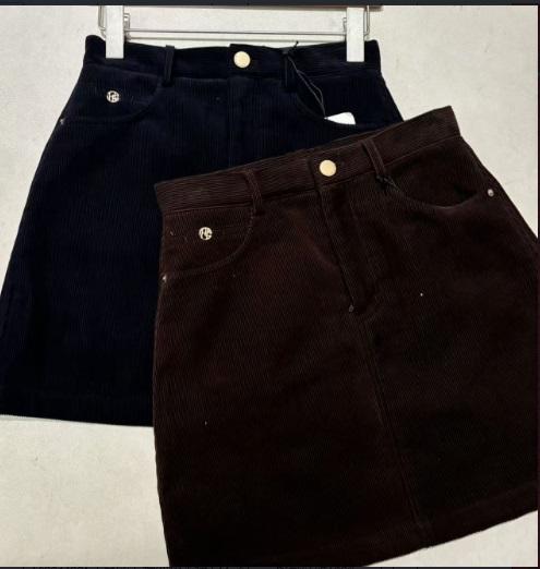 【门店同款】ENJOY冬季字母金标加绒短裙 160044715 商品图0