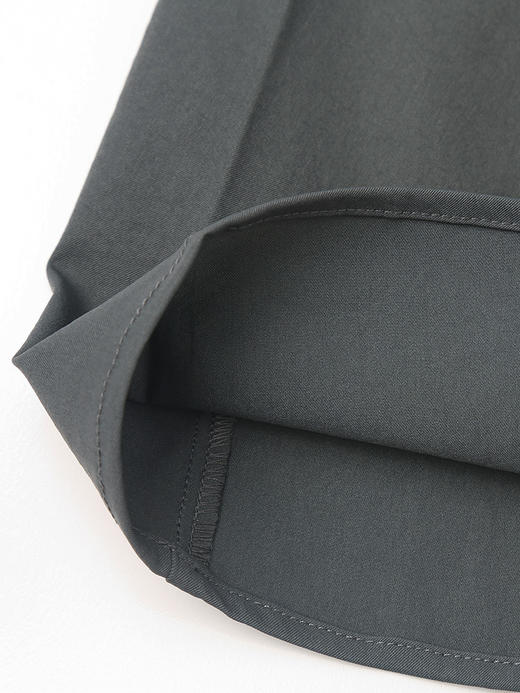 轻奢高级感高腰假两件开叉半身裙女 灰色大口袋显瘦 A 字中长款西装裙 通勤气质 商品图3