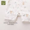 拉比-内衣类（夏）I5小熊纱布短袖全开连体衣米白 商品缩略图1