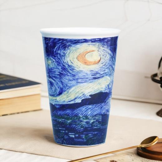 【梵高学院主题杯向日葵、星空杯】正版艺术保障：梵高学院官方正版授权，复刻梵高传世名作《星月夜》《向日葵》（72小时发货） 商品图9