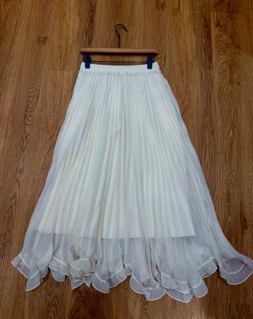 【门店同款】ENJOY夏季雾白松露长半裙 171195754 商品图3