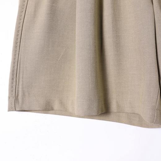 SDSA男装2026新款高贵轻奢美式复古腰带褶皱垂感西装短裤百搭宽松 商品图4