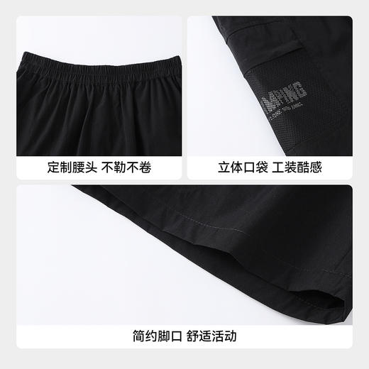 【实体店同款】男童全腰梭织中裤夏季新款安奈儿童装AB626160 商品图4