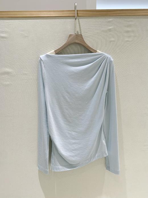 【高品质私服】【ZZ针织长袖T恤】粘纤赋予面料垂坠顺滑的质感，自带柔光纵向肌理G1694-CC【无标出货 介意慎拍】 商品图6