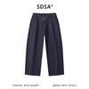 SDSA男装2026新款高贵轻奢美式复古腰带款褶皱牛仔裤百搭时尚裤子 商品缩略图0