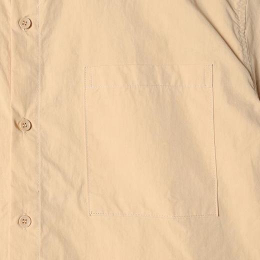 SDSA男装2026新款高贵轻奢基础款宽松短袖衬衫弧形下摆休闲上衣 商品图3