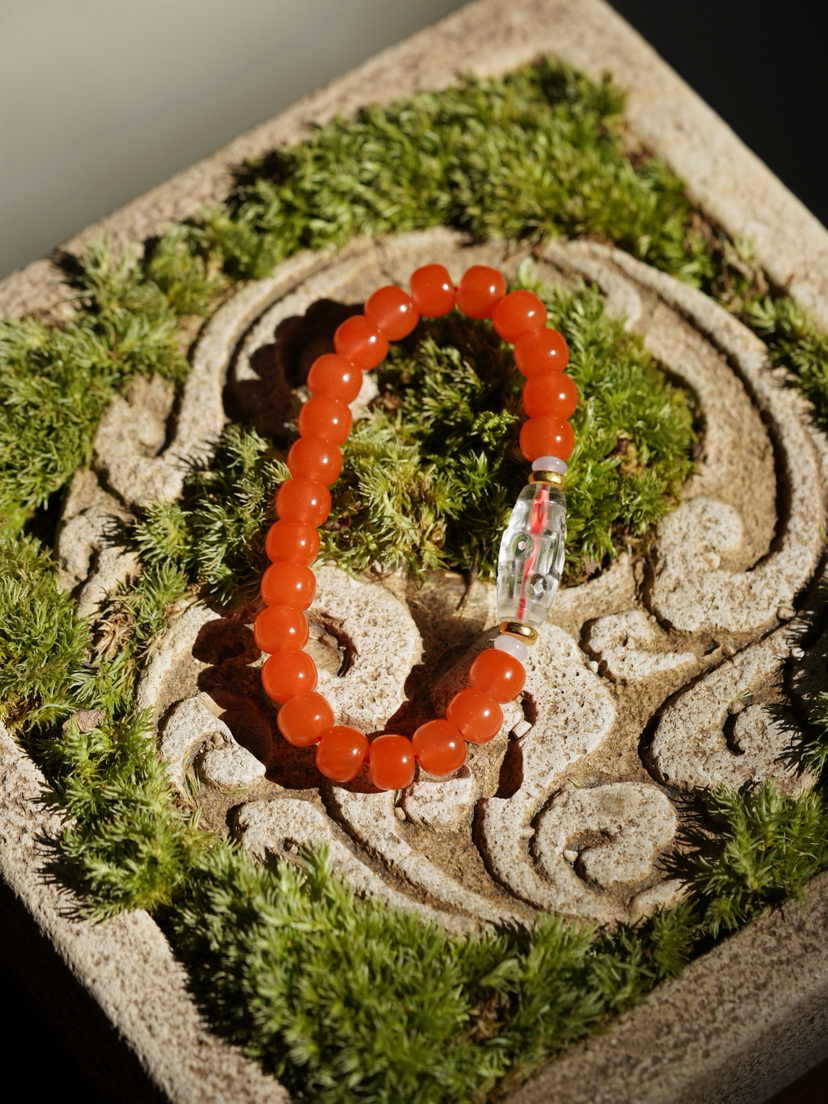 南红樱桃红手串