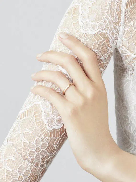 梵克雅宝 18K金 素圈 戒指 商品图2