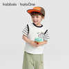 【balaOne】巴拉巴拉儿童短袖t恤男女童2026新夏装假两件条纹上衣 商品缩略图2