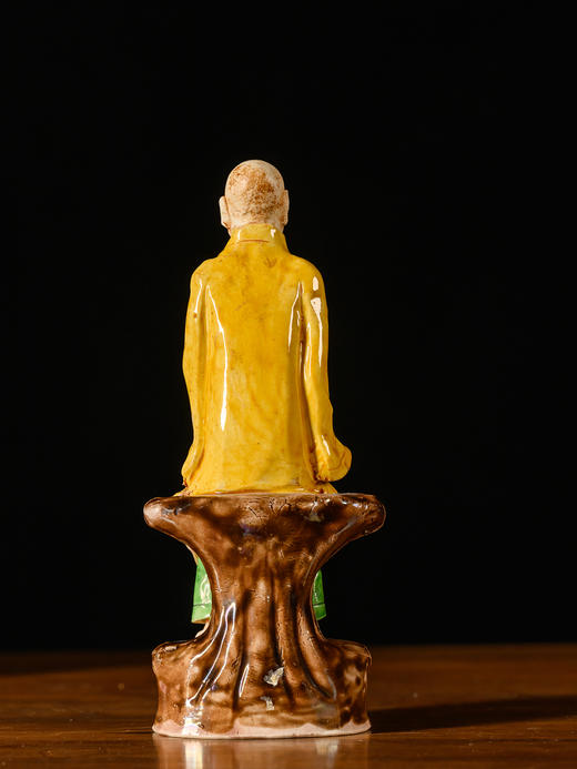 清	素三彩罗汉人物像 商品图4