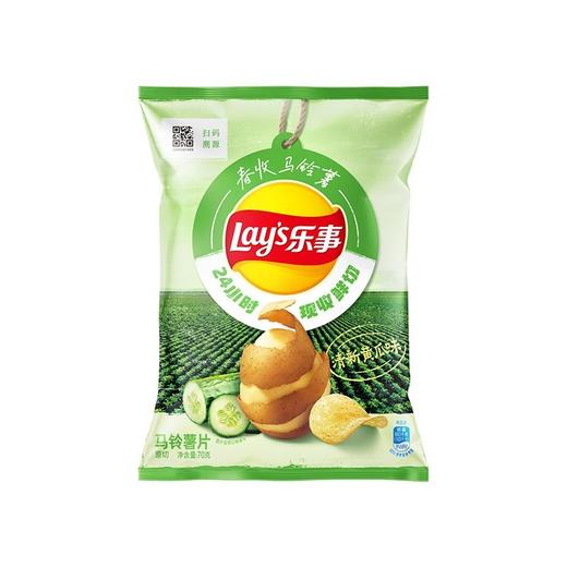 乐事70g清新黄瓜味薯片 商品图0