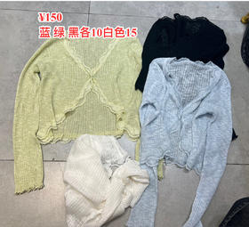 【门店同款】ENJOY夏季蕾丝边针织开衫 162245967