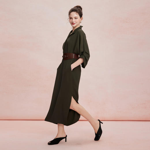 RF807斯尔丽26新款商场同款宽松H廓形不挑身材知性大方连衣裙 商品图2