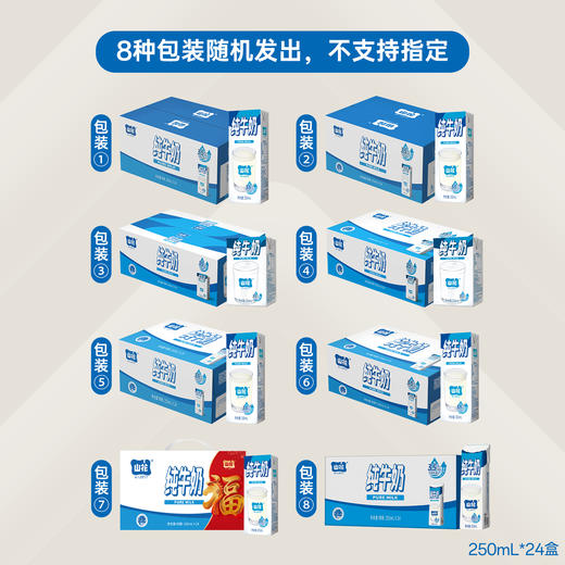 店铺招牌贵州特产浓郁营养山花纯牛奶250ml*16盒/24盒整箱装贵州老字号 商品图6