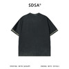 SDSA男装2026新款高贵轻奢美式个性做旧人像印花宽松短袖T恤百搭 商品缩略图1