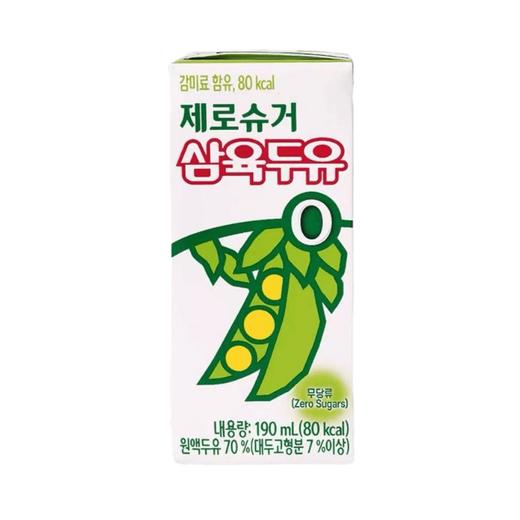三育 无糖豆奶190ml 삼육 두유제로슈가190ml 商品图0