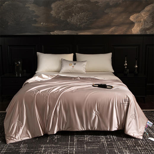 ✨贵妇级面膜被【OETKER-冰锦丝抗菌爽肤水光被】🌟超星级国际大师酒店御用面料，丝滑柔顺赛真丝✅不易变形、不褪色✅打理0难度，随意机洗无压力 商品图4