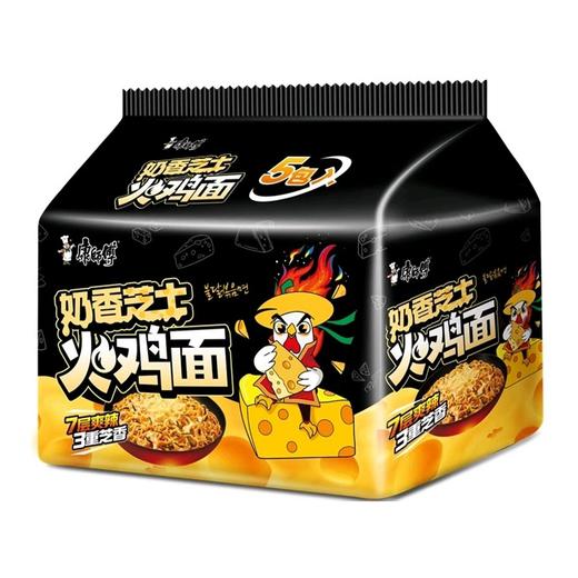 康师傅119g*5奶香芝士火鸡拌面五连包 商品图0