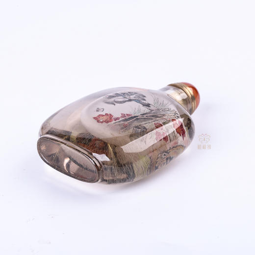 【耄耋寿喜】猫咪扑蝶发晶鼻烟壶CB2104312 商品图5