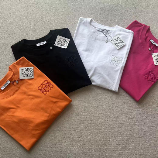 【a61】经典刺绣款！情侣简约休闲圆领短袖T恤！！ 商品图0