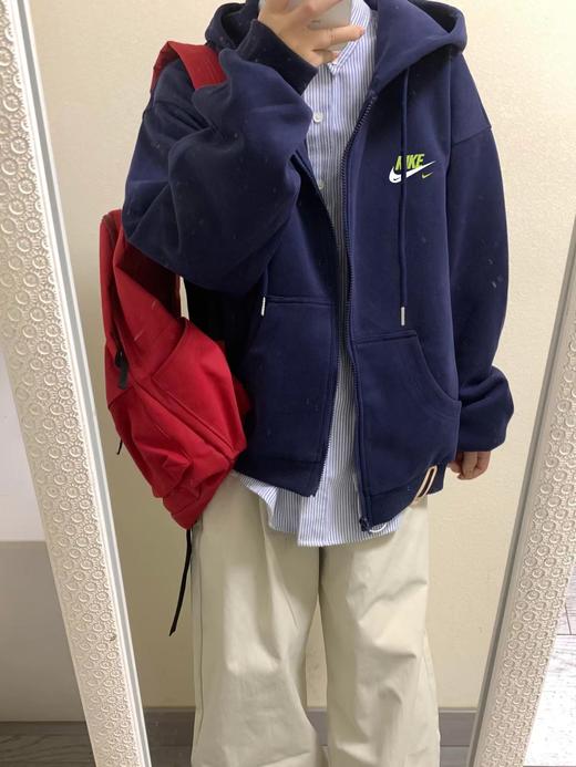 F040310春季新款罗纹耐磨损舒适亲肤情侣款连帽开衫拉链卫衣外套 商品图2