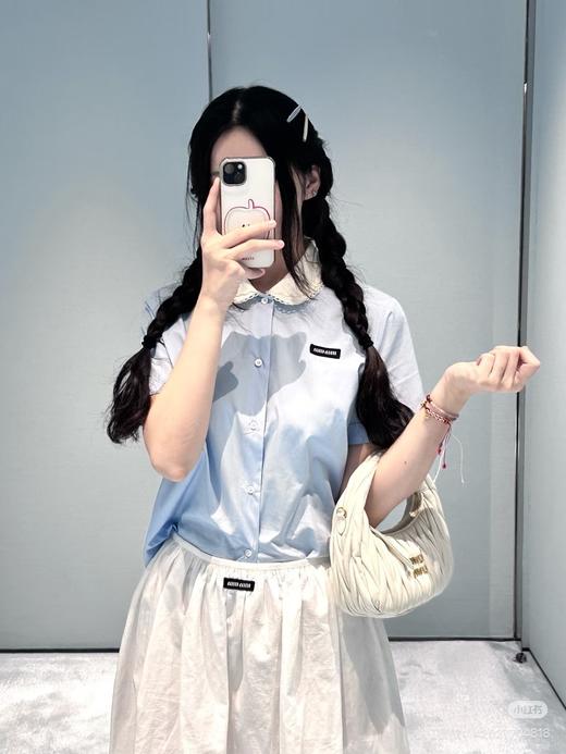 女款娃娃领短袖衬衫la017 商品图1