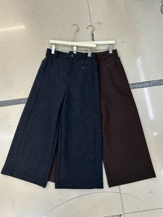 【门店同款】ENJOY冬季高级羊毛呢九分裤 167297125 商品图0