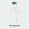 NPC潮牌字母印花小立领短袖T恤立体剪裁凉感索罗娜夏上新NP62TE07 商品缩略图0